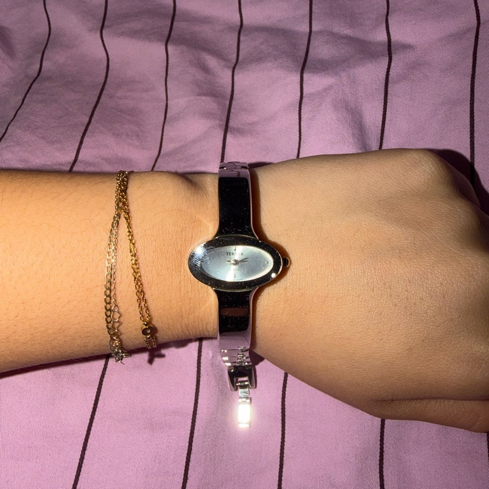 Silver Y2K Watch